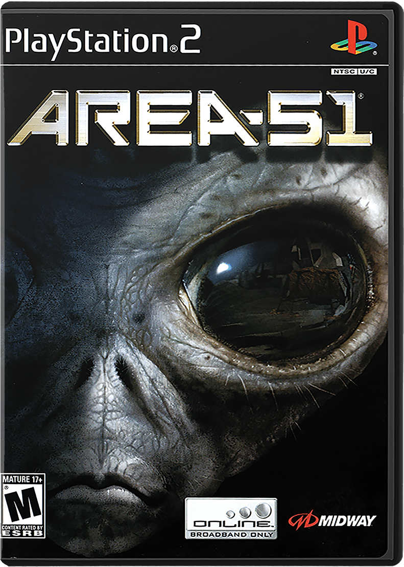 Area 51 box art for Playstation 2